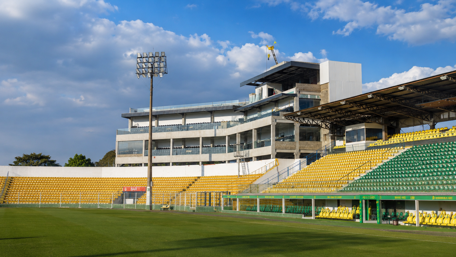 Estádio do Mirassol terá rooftop com open bar, open food e vista privilegiada do campo