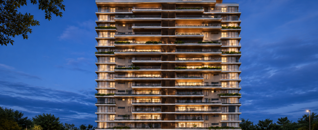 Casa Paulistano chega a Rio Preto com torre única, arquitetura autoral e foco em bem-estar
