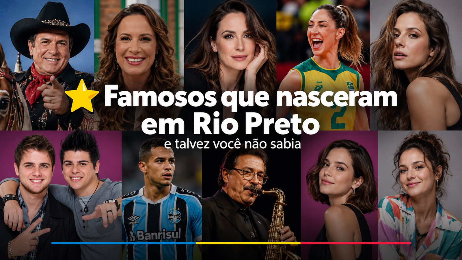 10 famosos que nasceram em São José do Rio Preto