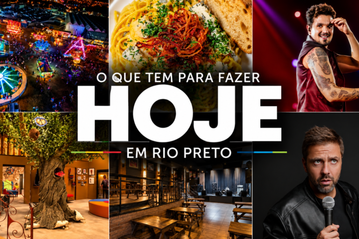 O que fazer hoje em Rio Preto: 8 programas para sábado