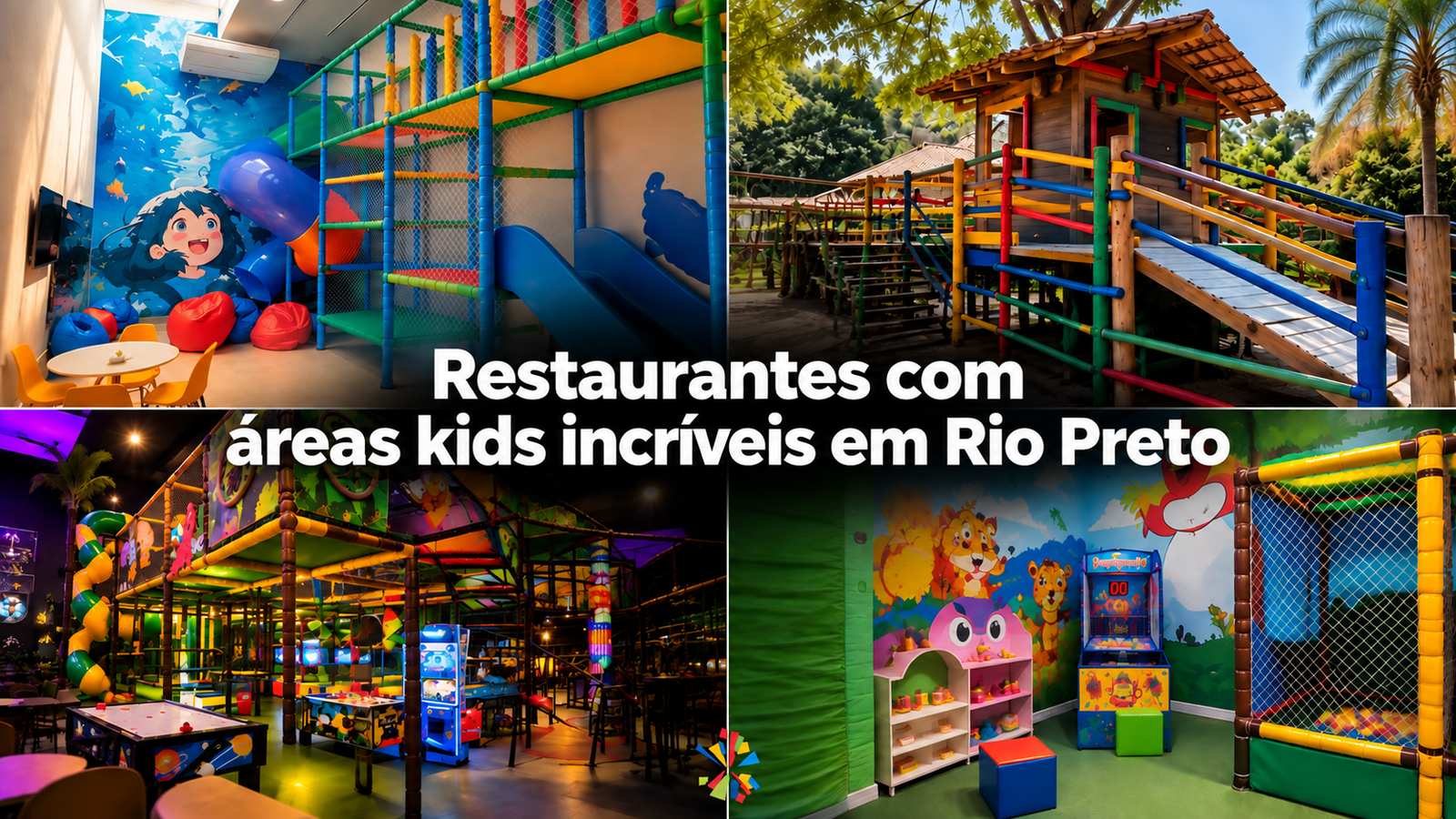 7 restaurantes com áreas kids incríveis em Rio Preto