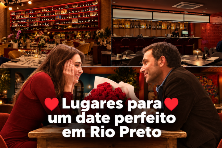 5 lugares para um primeiro encontro em Rio Preto