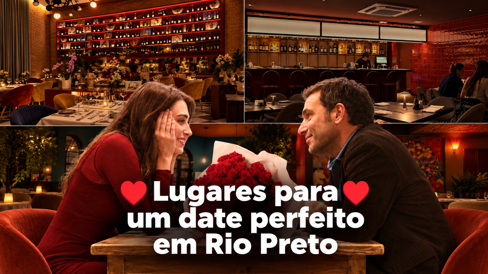 5 lugares para um primeiro encontro em Rio Preto