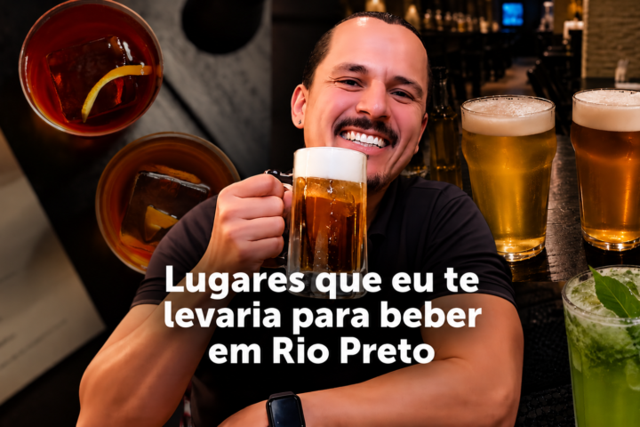 Quatro bares em Rio Preto para beber bons drinks e chopes