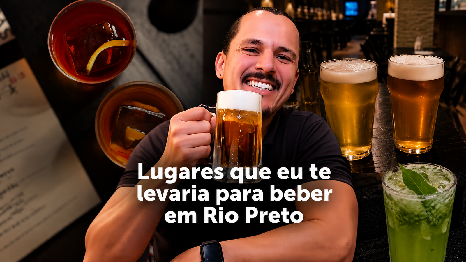 Quatro bares em Rio Preto para beber bons drinks e chopes