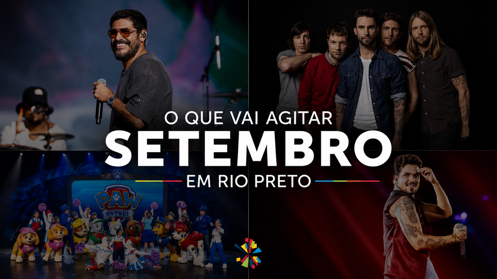 Agenda de setembro reúne 13 eventos em Rio Preto