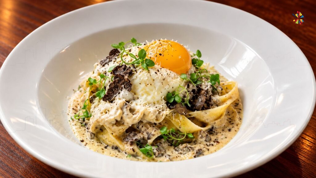 Fettuccine al Tartufo e Uovo | L’Osteria