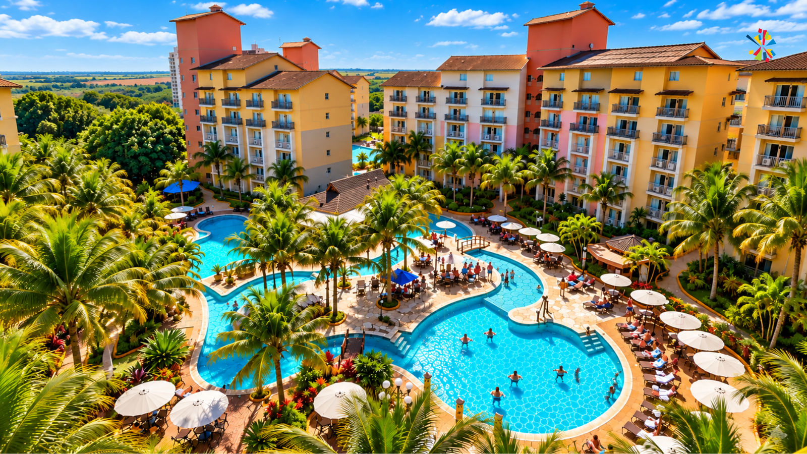 Thermas de Olímpia Resort: como é se hospedar ao lado do parque